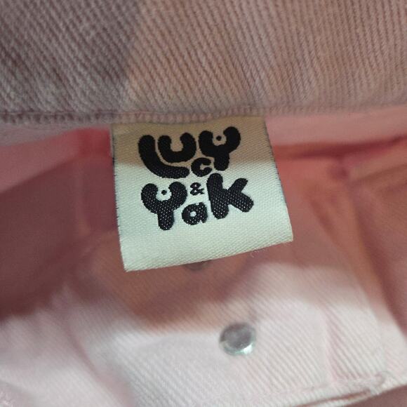 Lucy & Yak Addison Tapered Jeans Pink Size 30/30 (US 8) - Picture 4 of 11